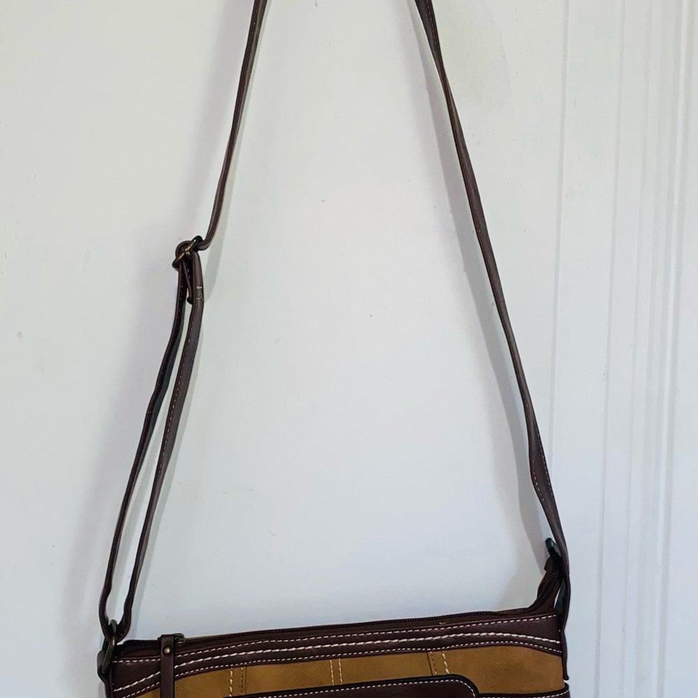 Brown Leather Crossbody Bag